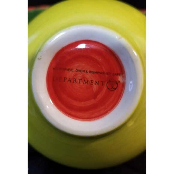 Set of Four (4) Dept 56 Condiment Bowls Holiday Christmas Hand Painted 3-1/8"dia - Picture 6 of 10